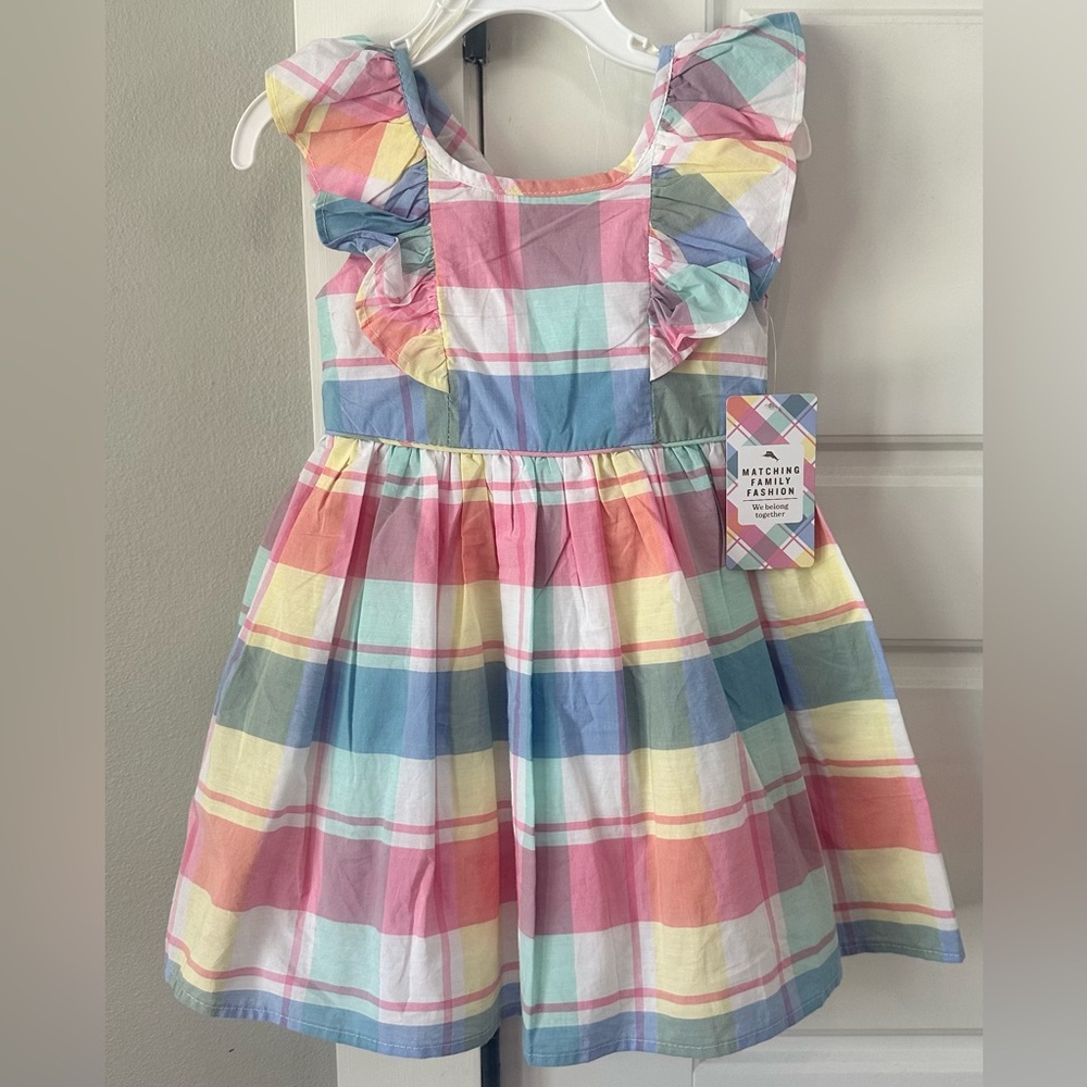 NEW!! Tommy Bahama girls Spring Dress with Bow